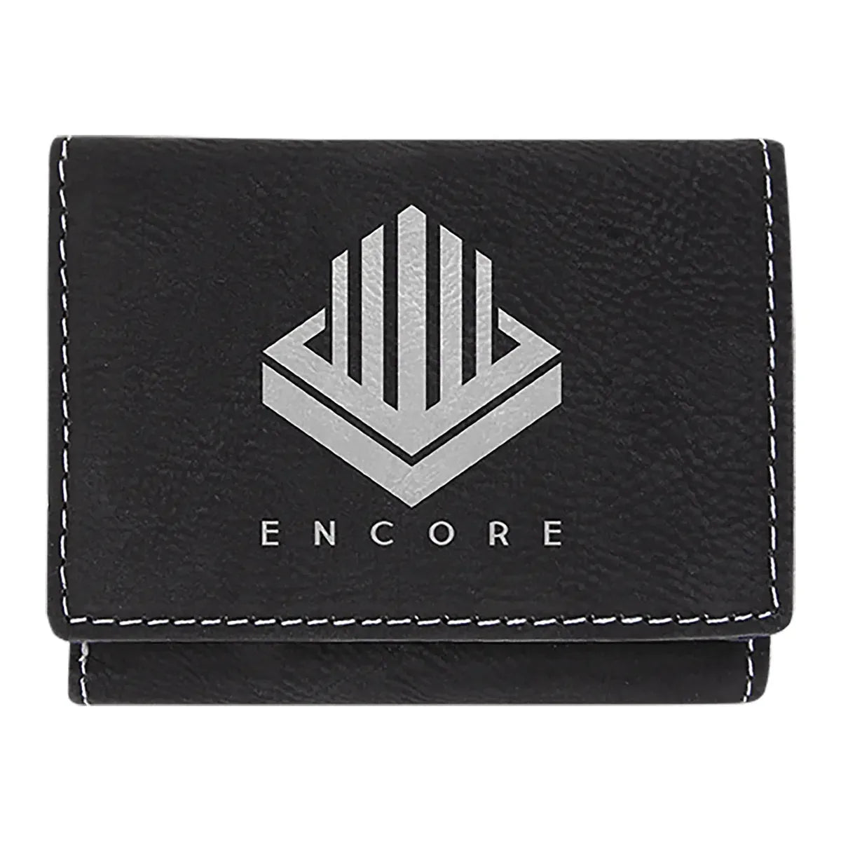 3" x 4" Laserable Leatherette Trifold Wallet — Custom Laser Engraved | Personalized - Image 5