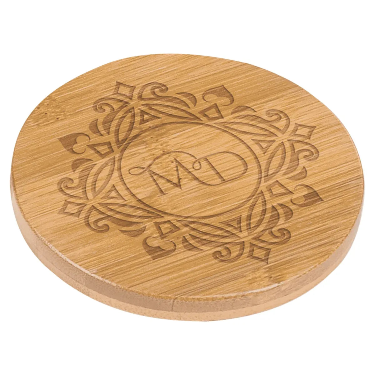 3 1/2" Round Bamboo Coaster