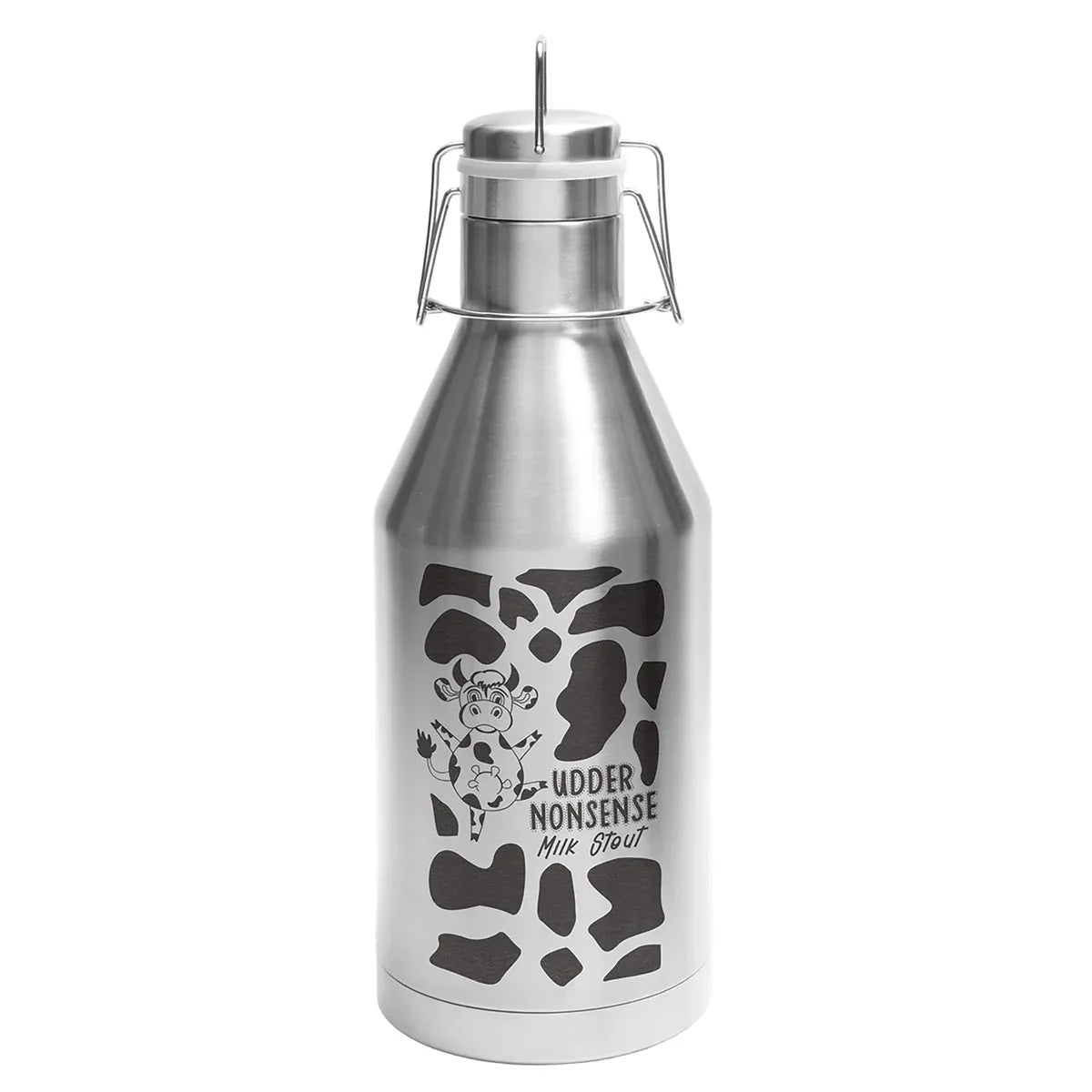 Stainless Steel Polar Camel 64 oz. Vacuum Insulated Growler with Swing-Top Lid