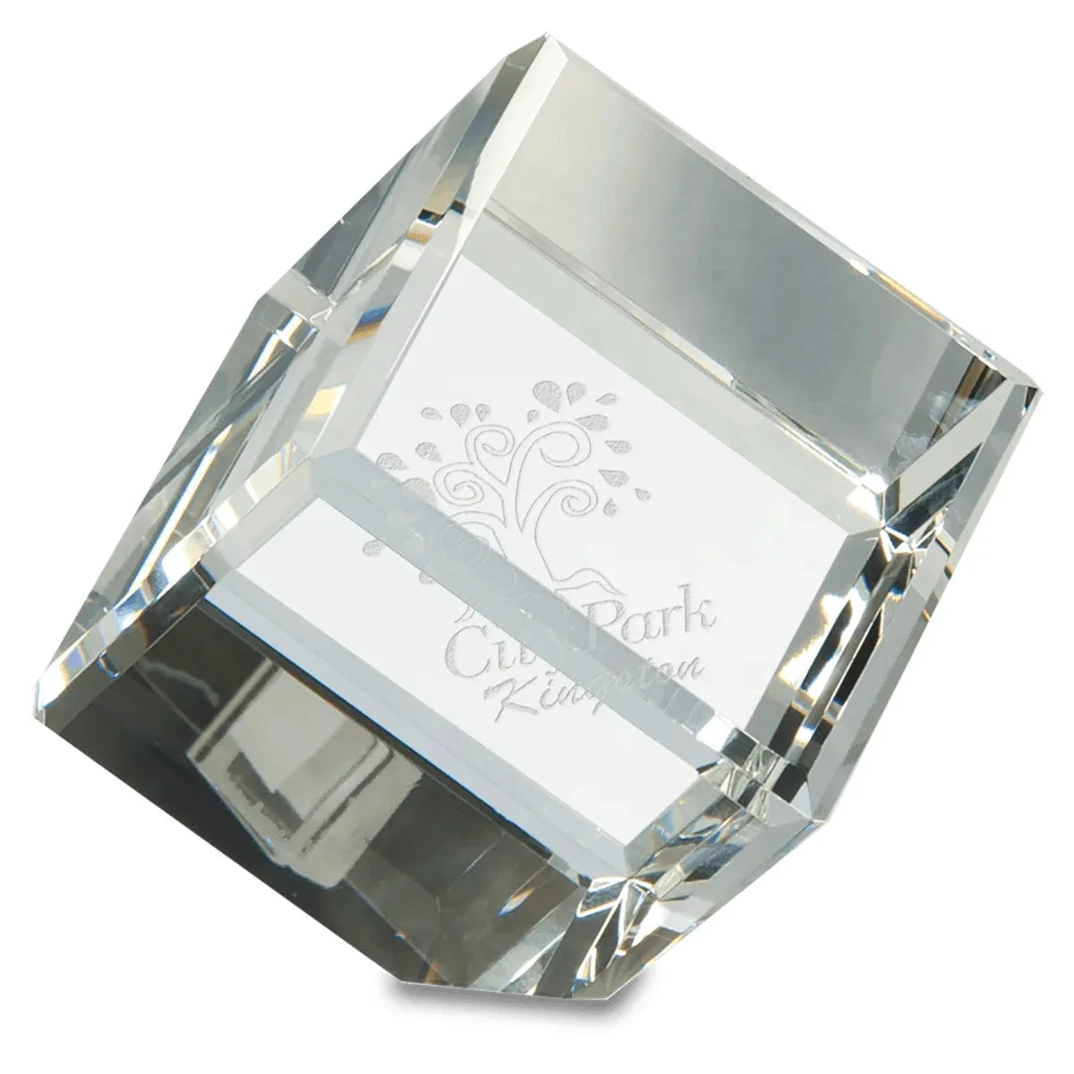 3" x 3" Crystal Cube