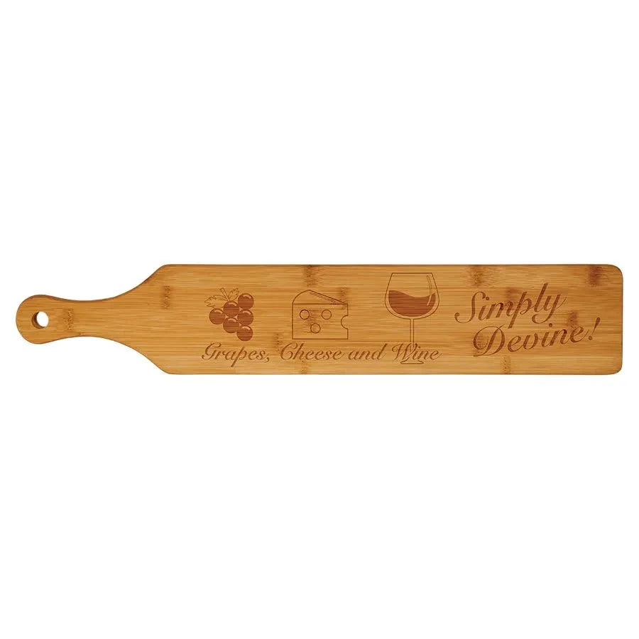 Custom Bamboo Paddle (4" x 22") — Branded | Personalized