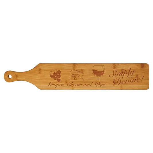Custom Bamboo Paddle (4" x 22") — Branded | Personalized