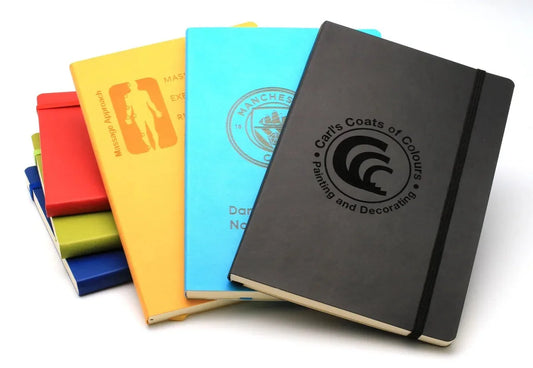 Personalized Custom Premium Softcover Notebook | Design A Truly Unique Journal | Laser Engraved Gift Idea (Black) — Custom Branded Journal | Laser Engraved - Image 1