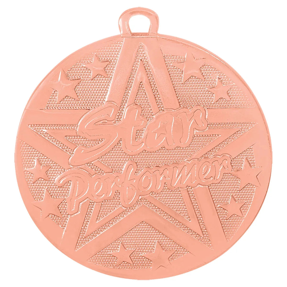 Bronze 2" Superstar Star Performer Medal