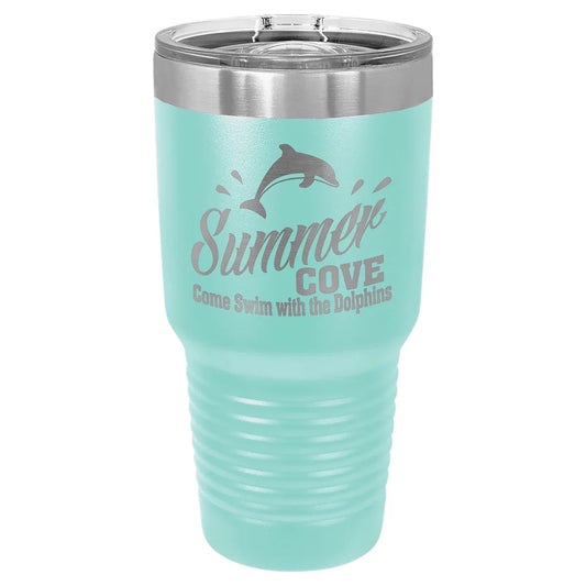 Teal Polar Camel 30 oz. Ringneck Tumbler with Slider Lid