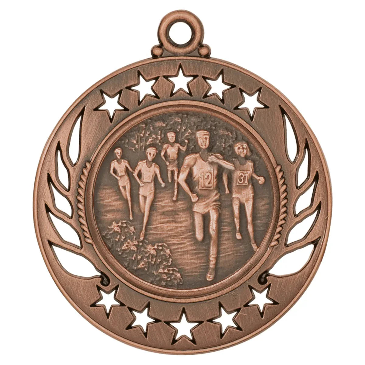 Antique Bronze 2 1/4" Cross Country Galaxy Medal