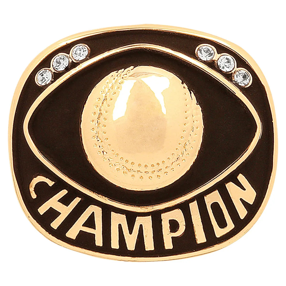 Gold Baseball/Softball Champion Ring Insert