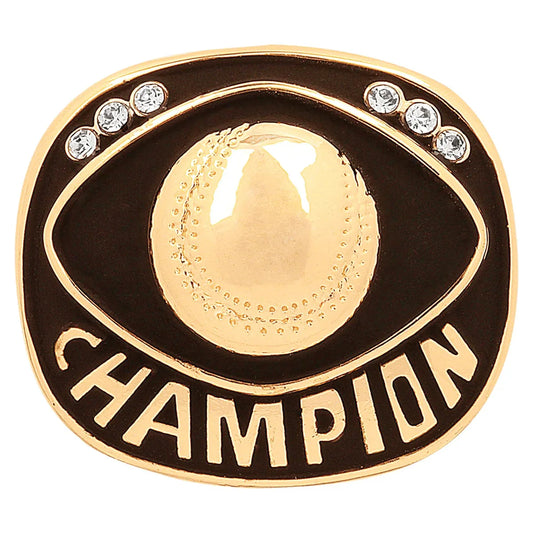 Gold Baseball/Softball Champion Ring Insert