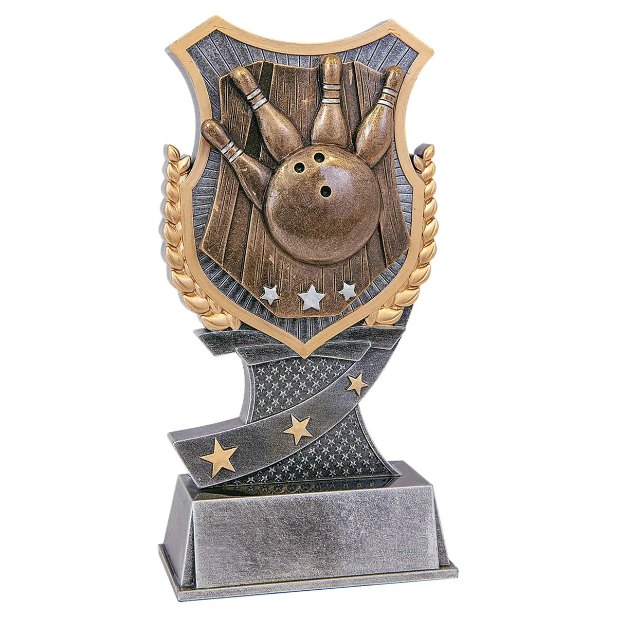 7" Bowling Shield Award