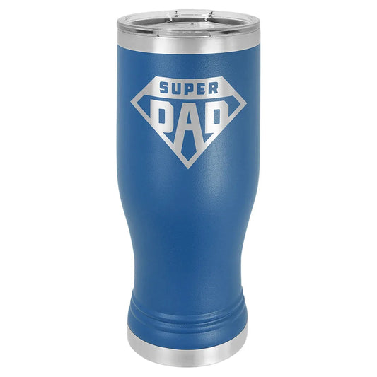 Royal Blue Polar Camel 20 oz Pilsner with Clear Lid