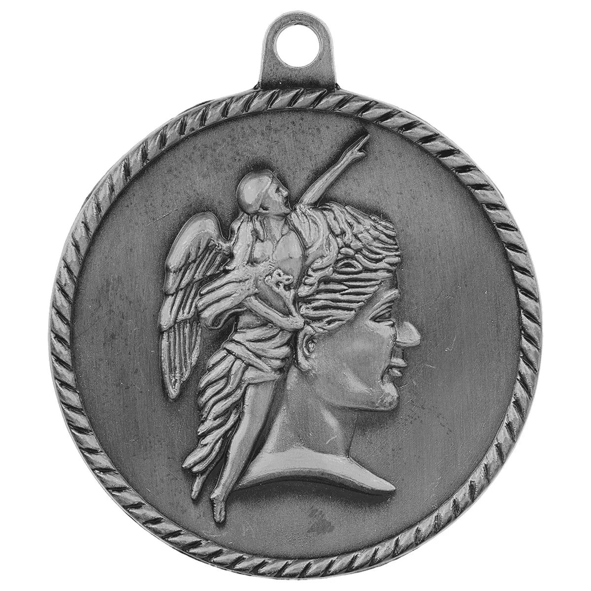 Antique Silver 2" Achievement High Relief Medal