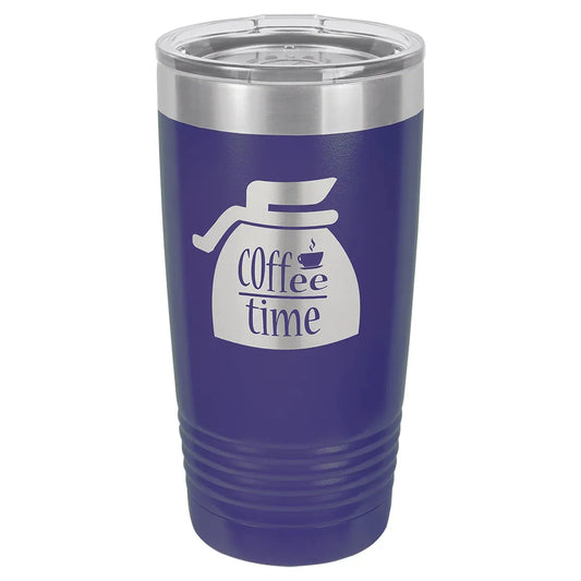 Purple Polar Camel 20 oz. Ringneck Tumbler with Logo Lid