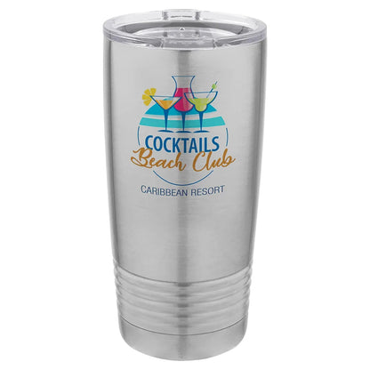 Stainless Steel Sublimatable Polar Camel 20 oz. Vacuum Insulated Tumbler w/Lid