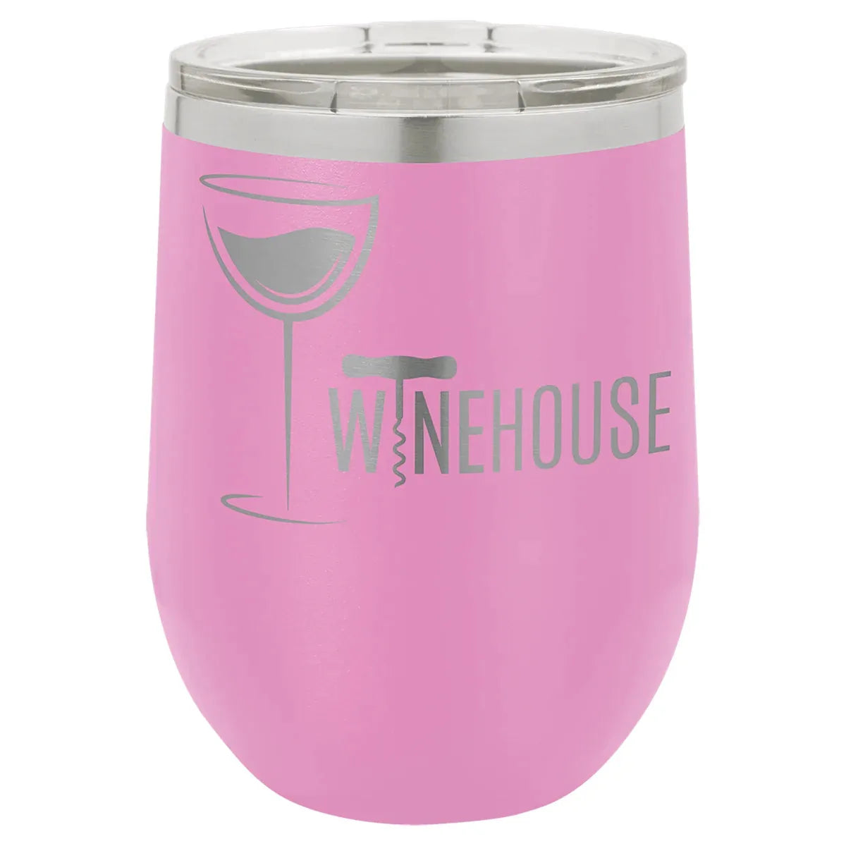 Light Purple Polar Camel 12 oz. Vacuum Insulated Stemless Wine Tumbler with Lid