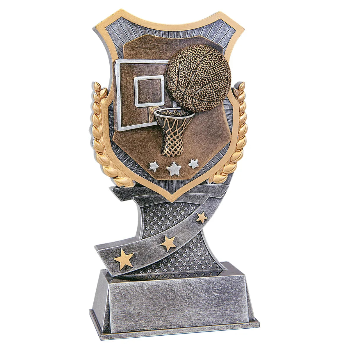7" Basketball Shield Award