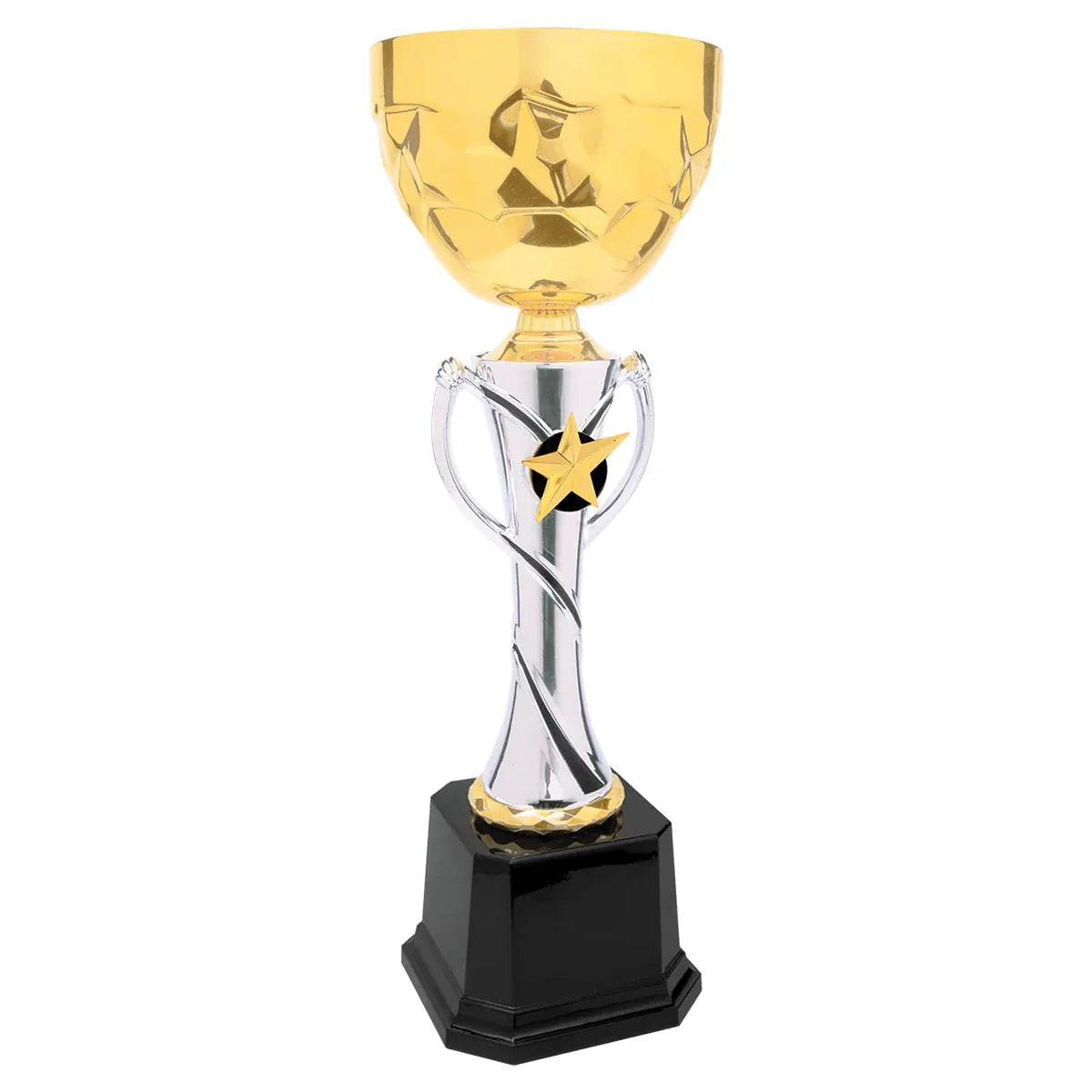 15" Silver/Gold Completed Metal Cup Trophy