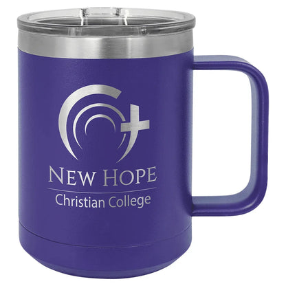 Purple Polar Camel 15 oz. Vacuum Insulated Mug with Slider Lid