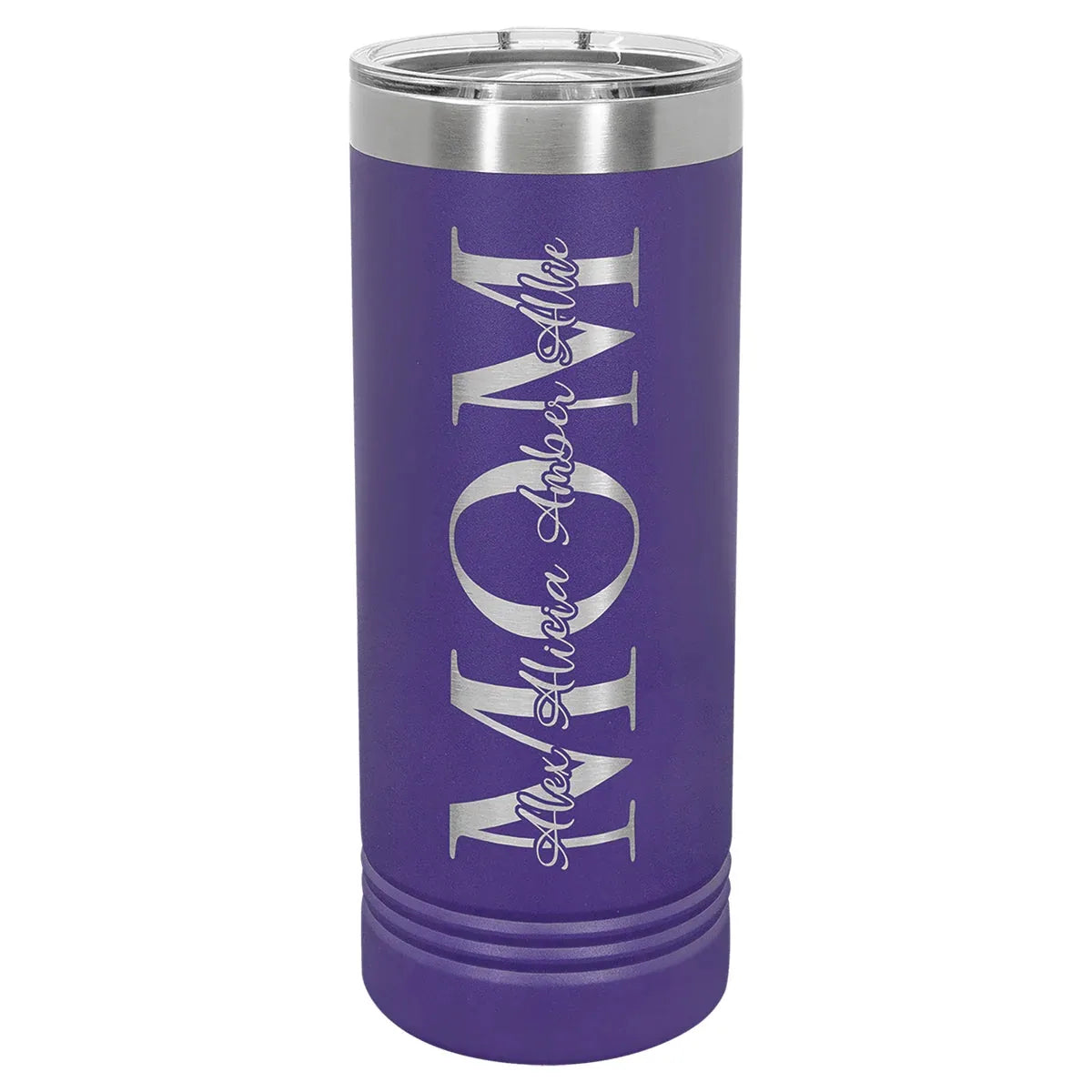 Purple Polar Camel 22 oz. Skinny Tumbler with Slider Lid
