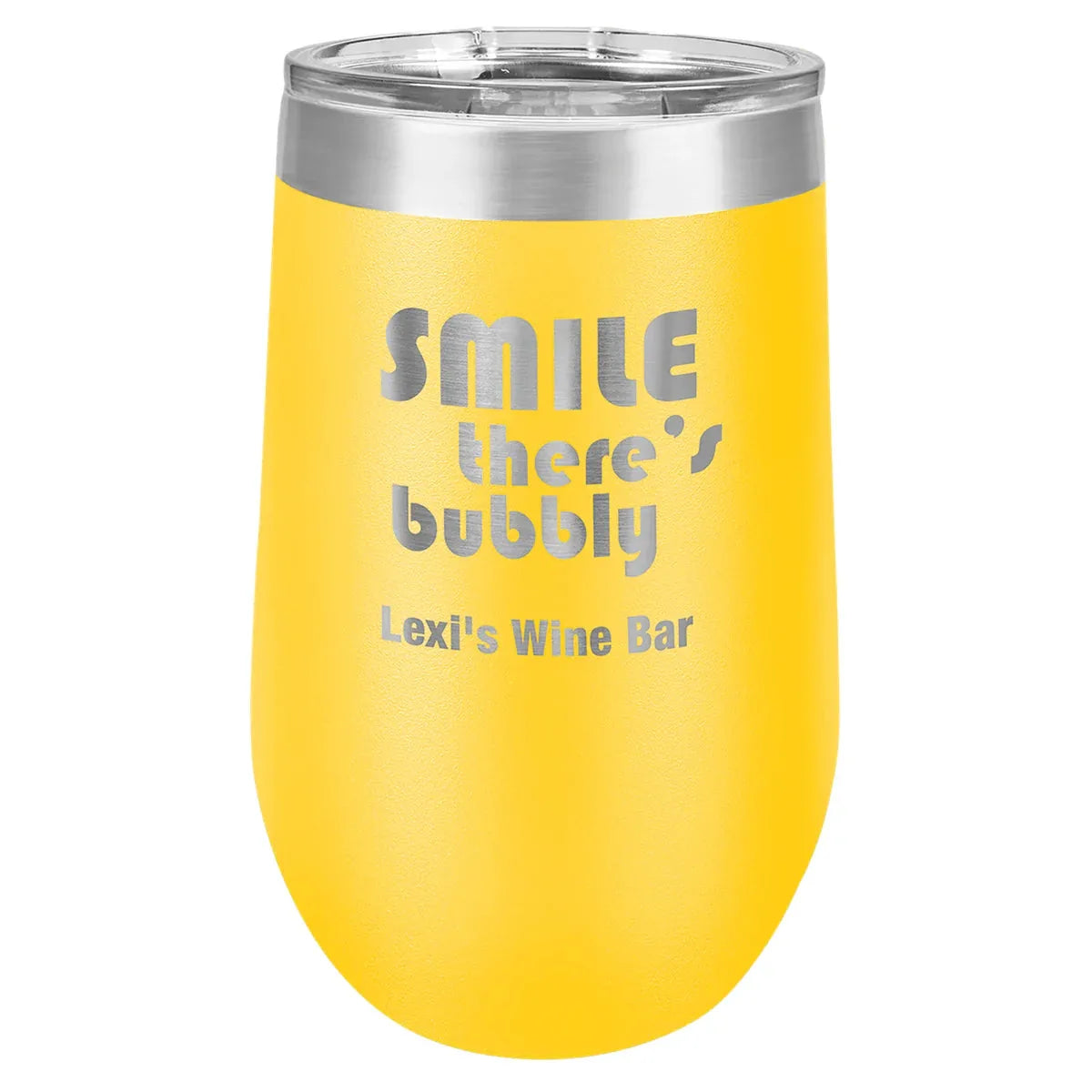 Yellow Polar Camel 16 oz. Vacuum Insulated Stemless Tumbler with Lid