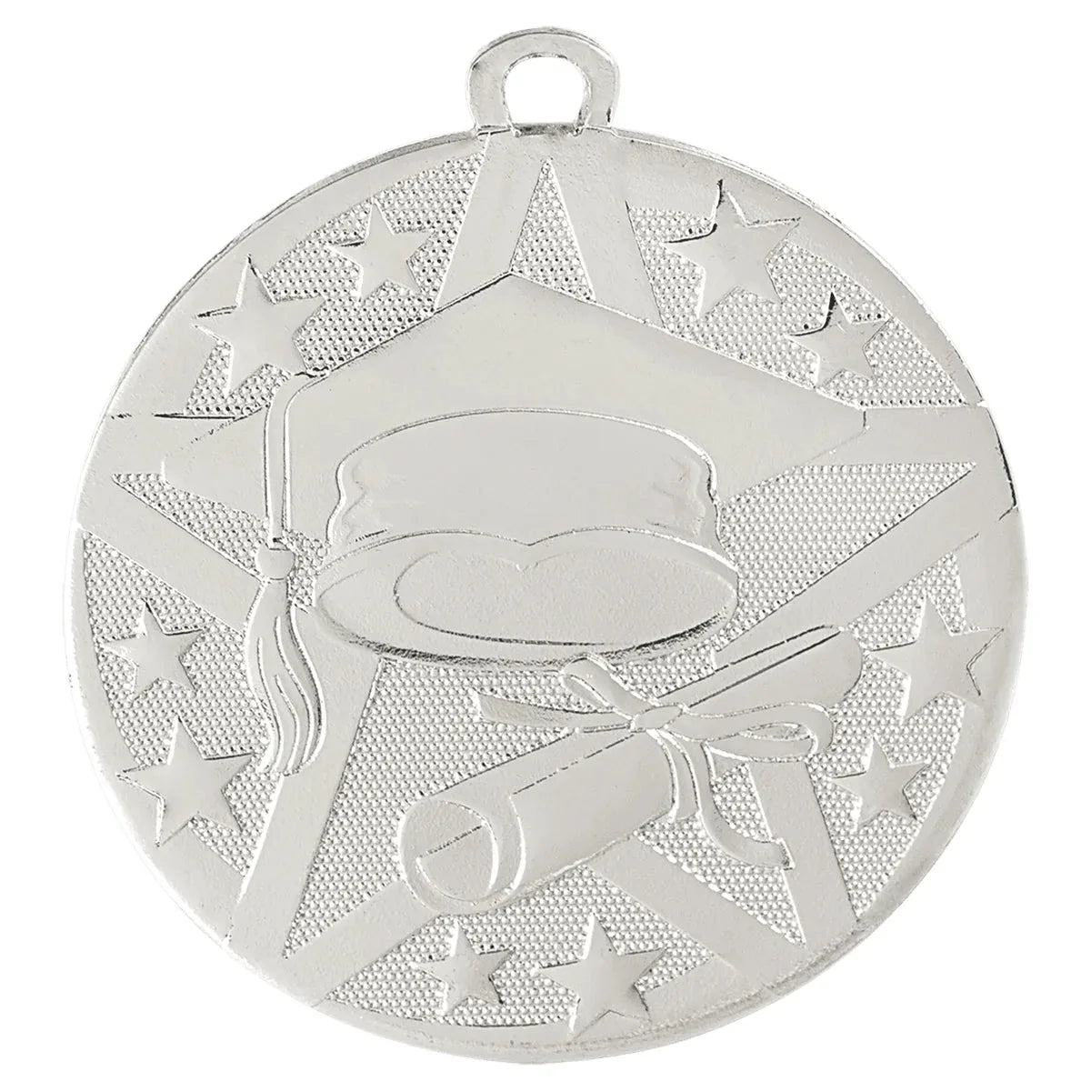 Silver 2" Superstar Graduate Medal
