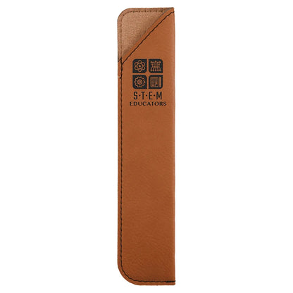 Rawhide 6 1/4" Laserable Leatherette Pen Sleeve
