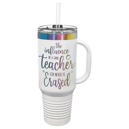 White Prism Polar Camel 40 oz. Travel Mug with Handle & Straw