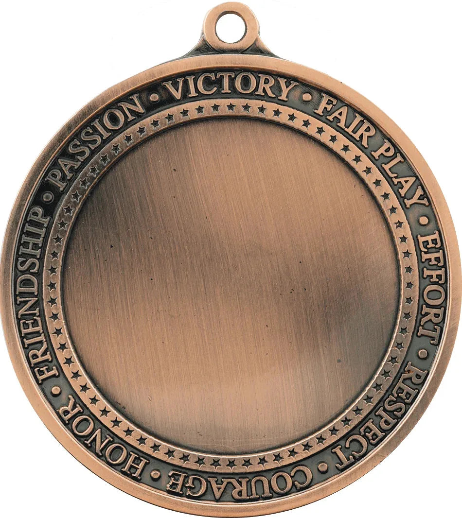 Antique Bronze 2 3/4" Inspirational 2" Insert Medal Holder