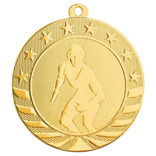 Starbrite 2 3/4" Medal — Custom Engraved & UV Printed | Gold, Silver & Bronze