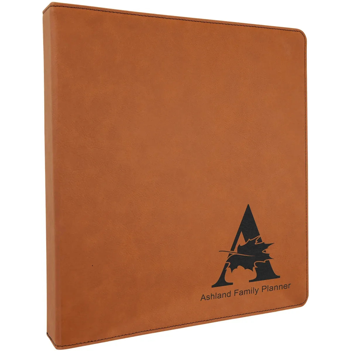 Rawhide 10 1/2" x 11 1/2" Laserable Leatherette 3 Ring Binder with 1" Slant D Rings