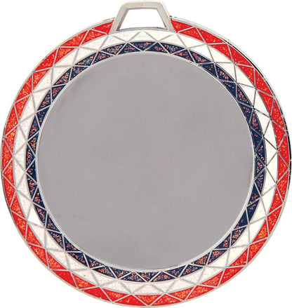 Red/White/Blue 2 3/4" Bling 2" Insert Holder Medal