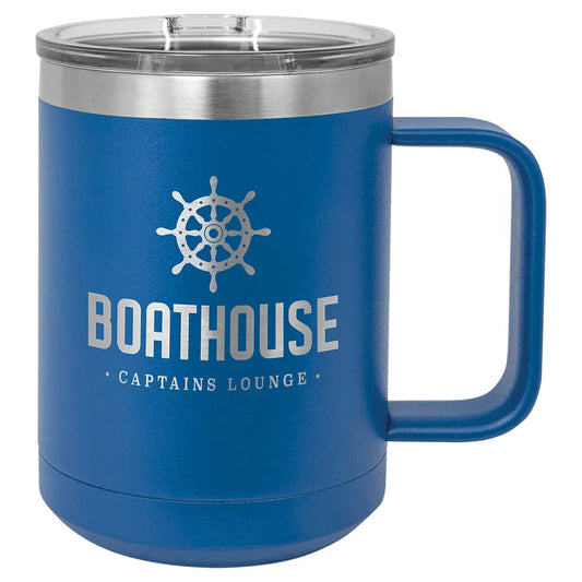 Royal Blue Polar Camel 15 oz. Vacuum Insulated Mug with Slider Lid
