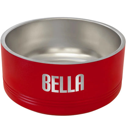 Red Polar Camel 64 oz. Large Pet Bowl