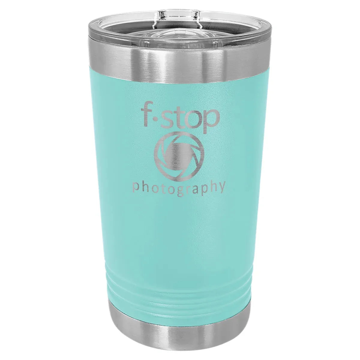 Teal Polar Camel 16 oz. Pint with Slider Lid