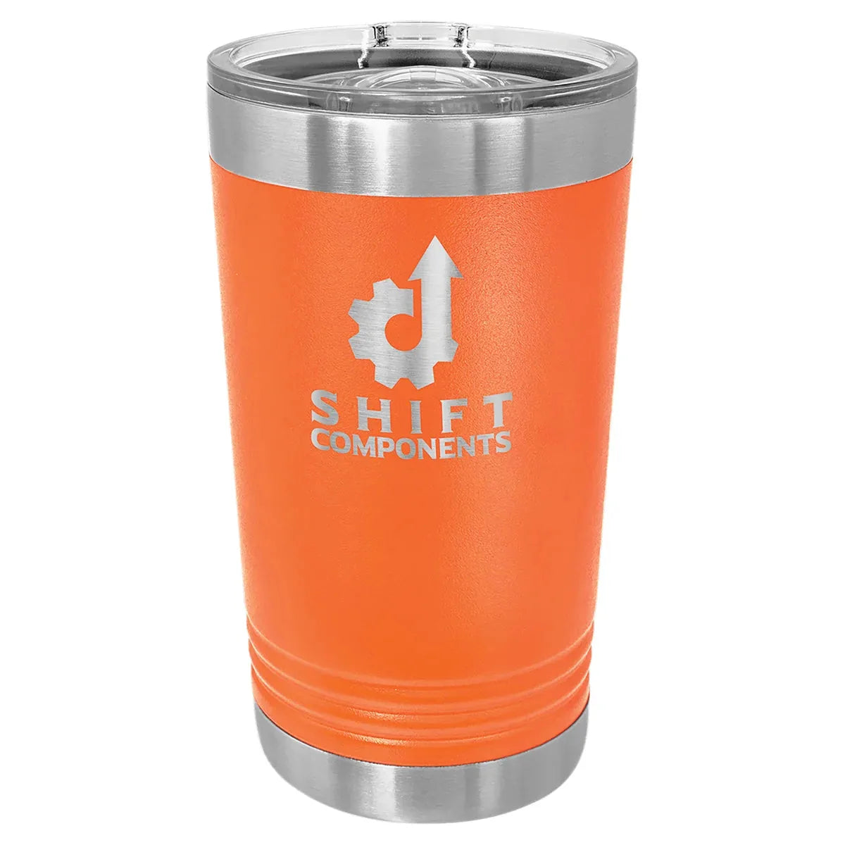 Orange Polar Camel 16 oz. Pint with Slider Lid