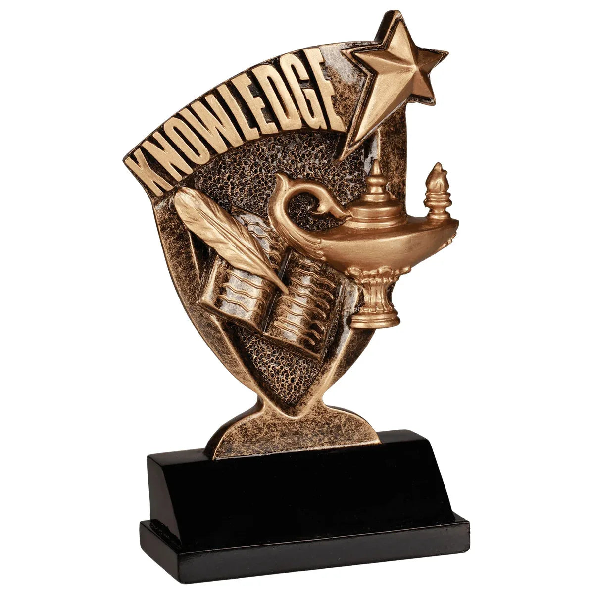 6" Lamp of Knowledge Broadcast Resin