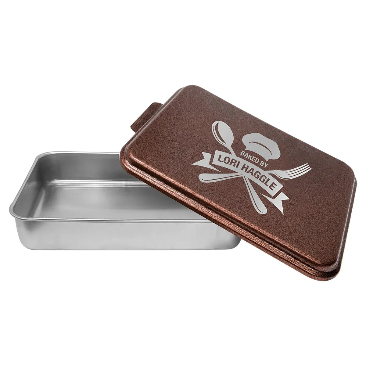 Copper 9" x 13" Aluminum Cake Pan with Lid