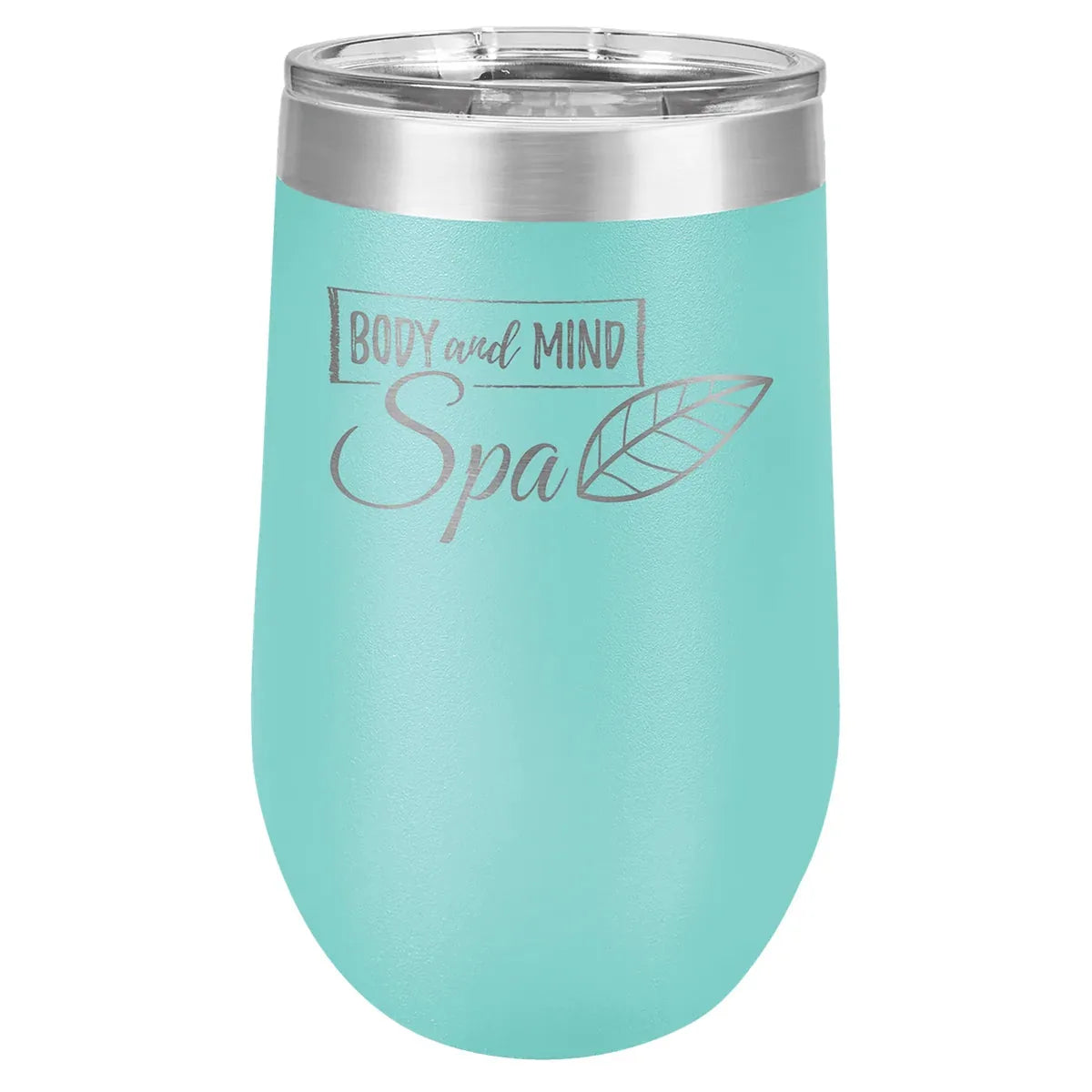 Teal Polar Camel 16 oz. Vacuum Insulated Stemless Tumbler with Lid