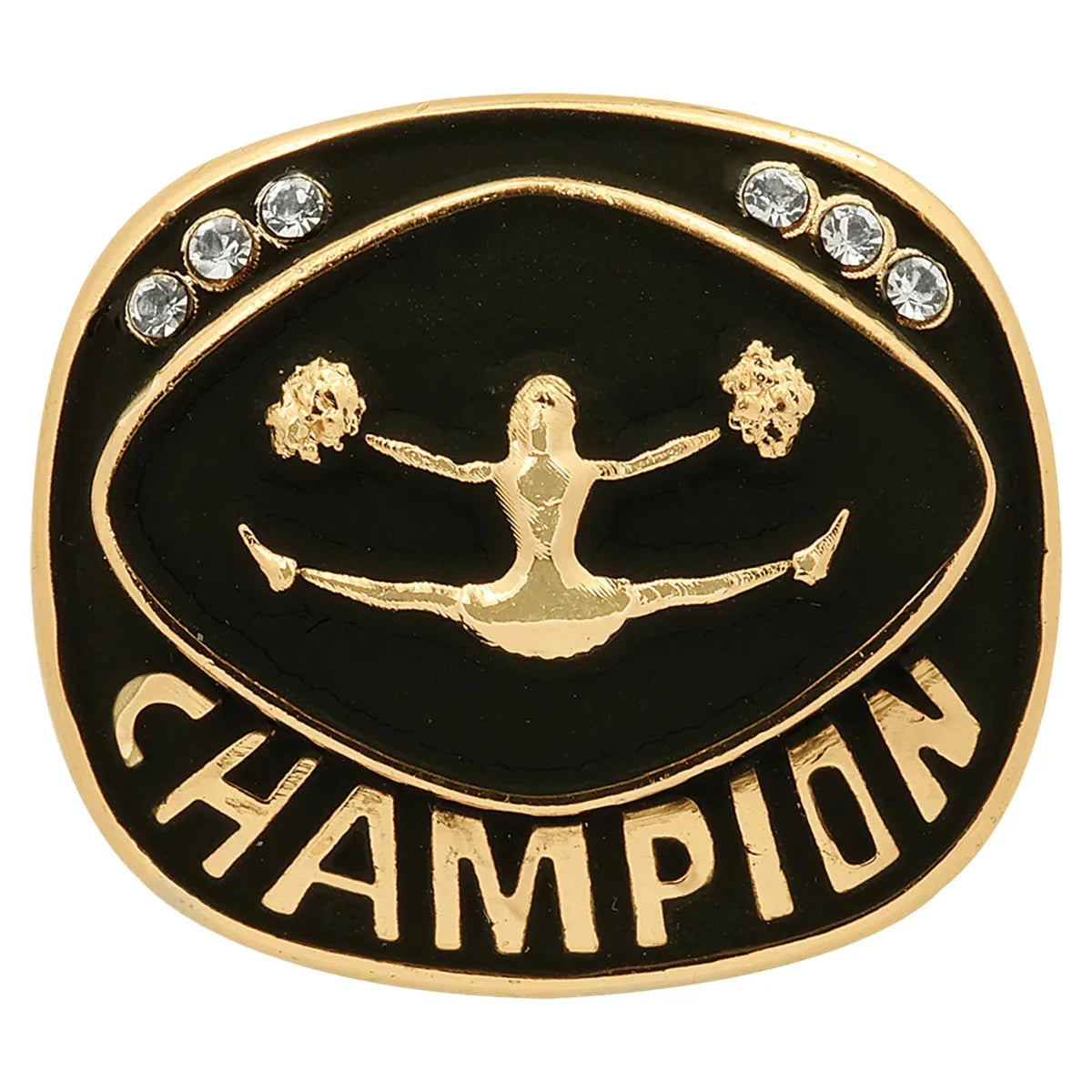 Gold Cheer Champion Ring Insert