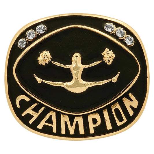 Gold Cheer Champion Ring Insert