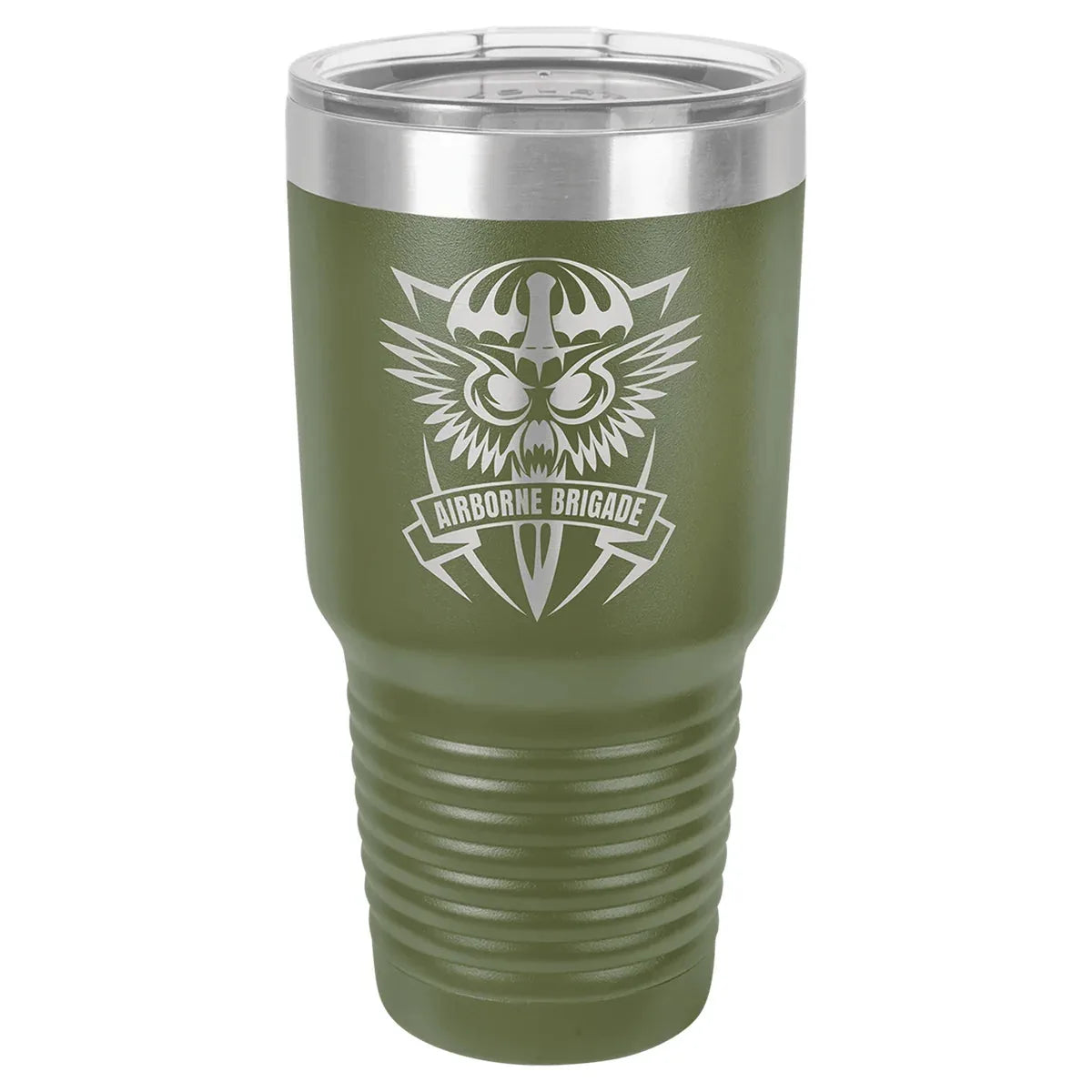 Olive Green Polar Camel 30 oz. Ringneck Tumbler with Logo Lid