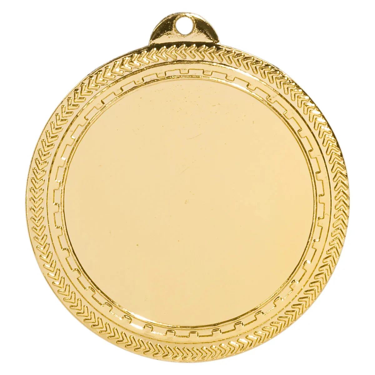 Bright Gold 2 3/4" 2" Insert Holder Laserable BriteLazer Medal