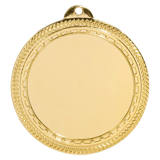 Bright Gold 2 3/4" 2" Insert Holder Laserable BriteLazer Medal
