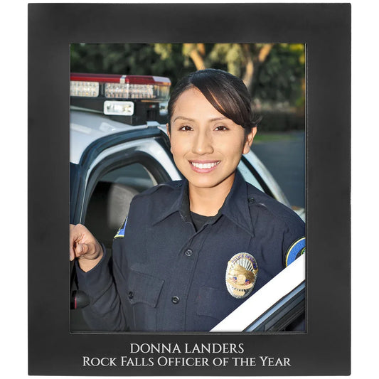 Black 8" x 10" Aluminum Photo Frame