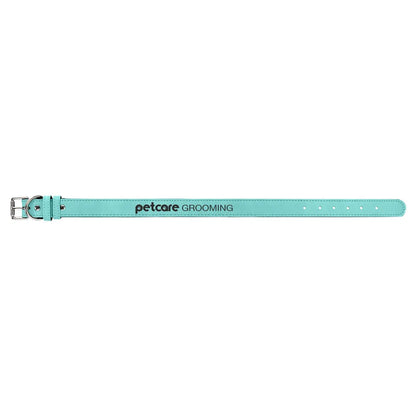 Teal Extra Large 27" x 1 1/4" Laserable Leatherette Dog Collar