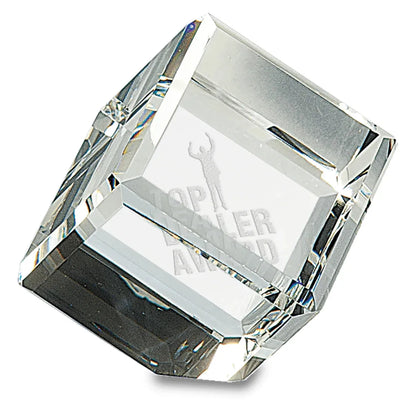 2 1/2" x 2 1/2" Crystal Cube