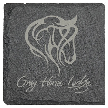 Slate 4" x 4" Square Coaster