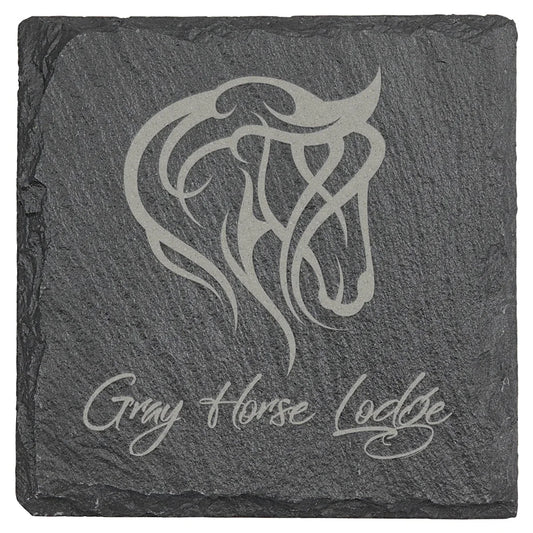 Slate 4" x 4" Square Coaster