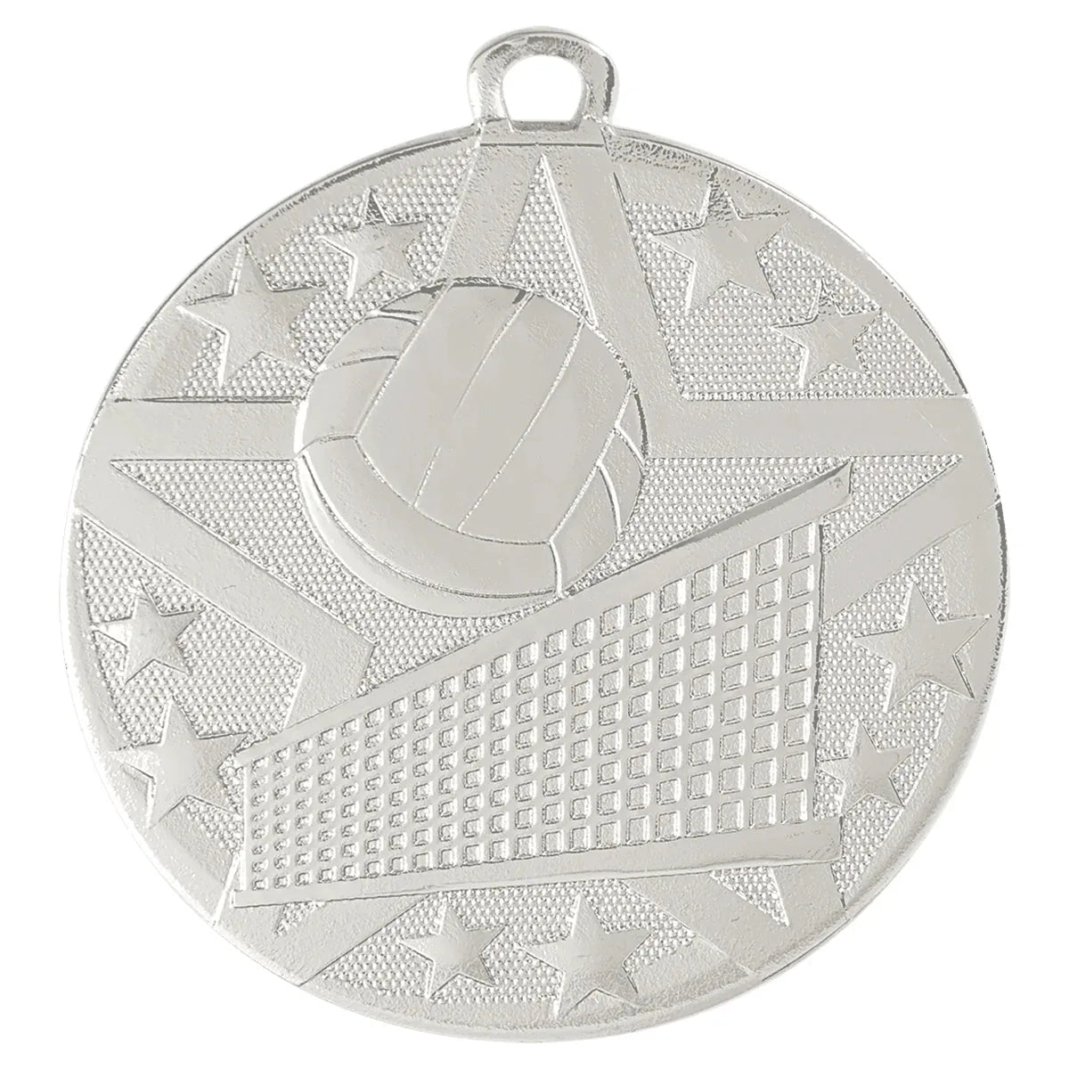 Silver 2" Superstar Volleyball Medal