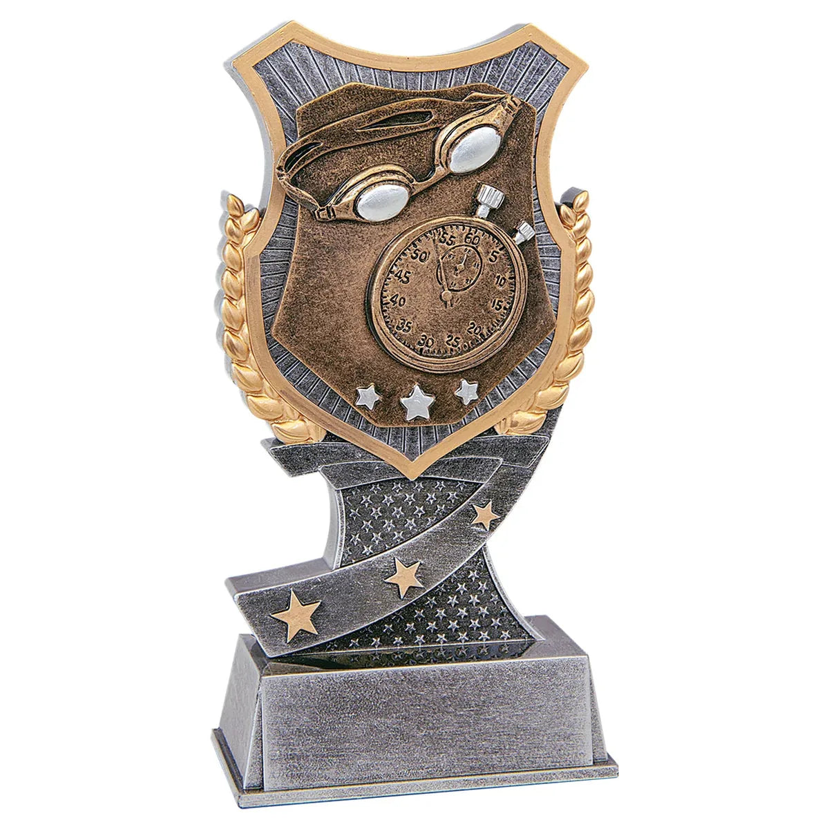 6" Swimming Shield Award