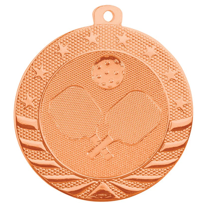 Bright Bronze 2" Pickleball Starbrite Medal